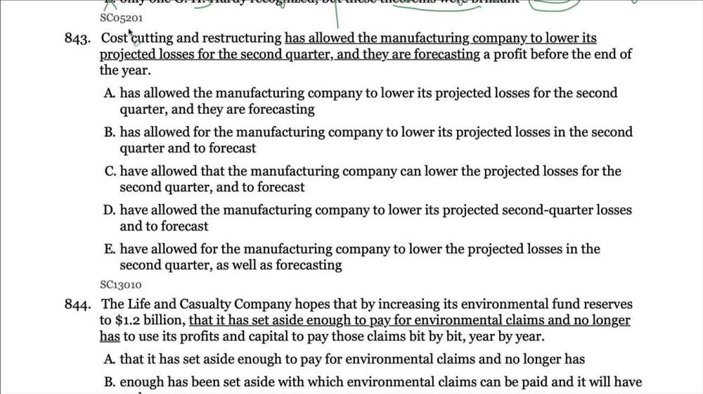 GMAT OG2022语法第26题843