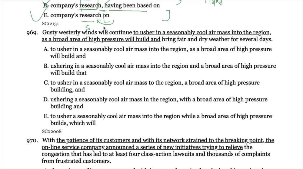 GMAT OG2022语法第152题969